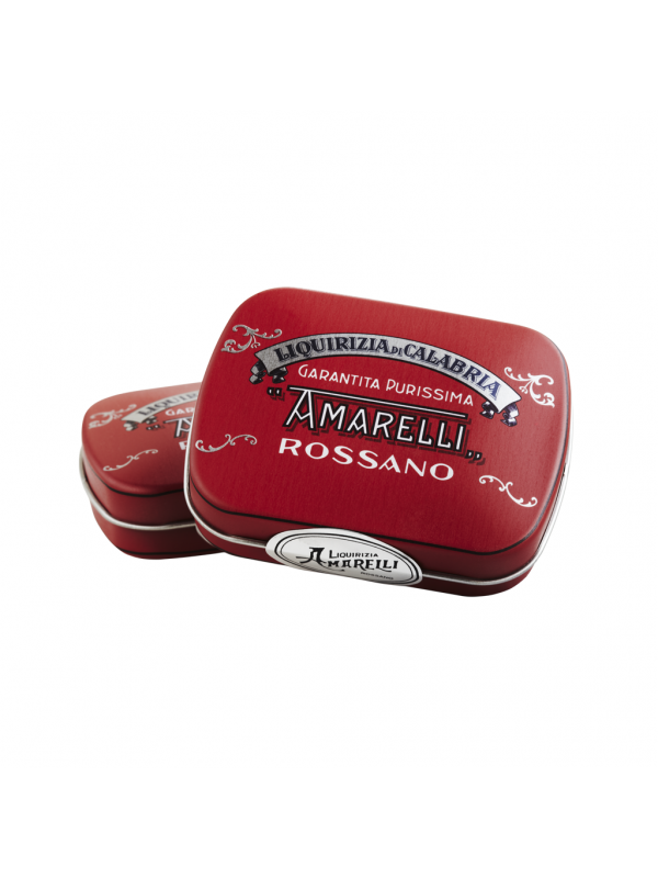 Amarelli Spezzatina 20g ren Lakrids, rød æske