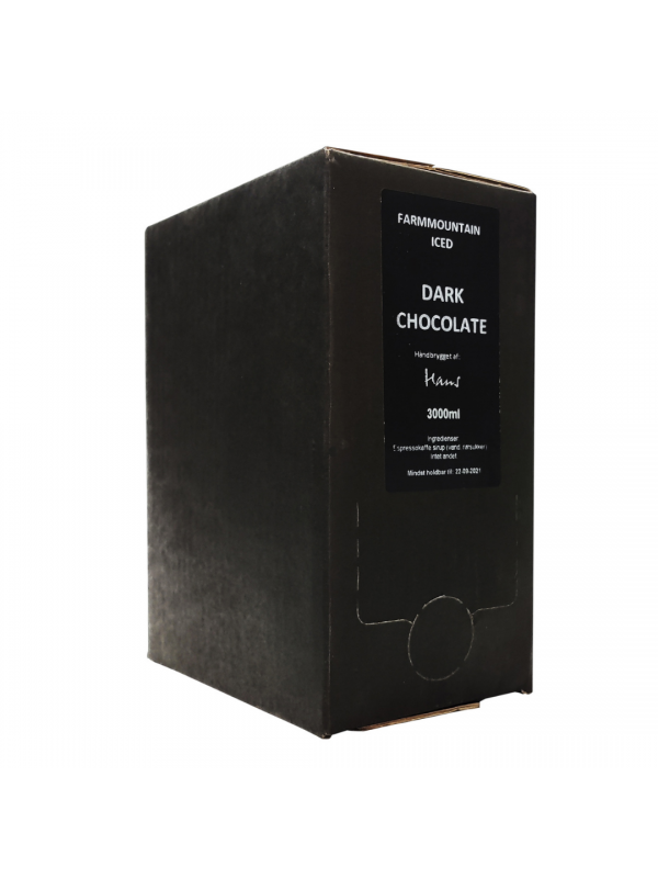 ICED Espresso Dark Chocolate, Bag-In-Box BIB, 3 liter, 96 shots