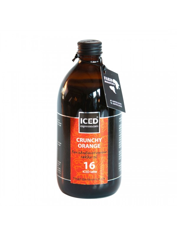 Iced Espresso Crunchy Orange, 16 shots - ½ liter