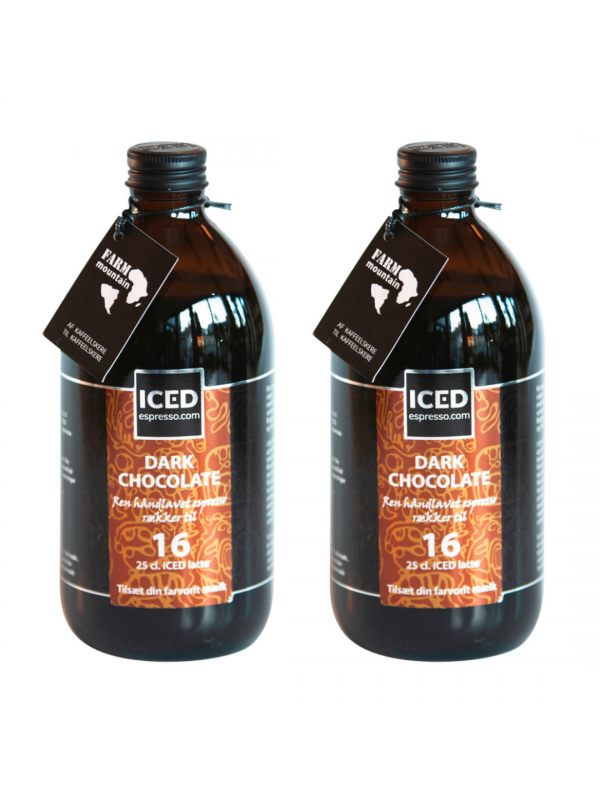 2 x ICED espresso Dark Chocolate
