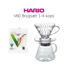 Hario V60 Brygs&aelig;t, 1-4 kops - 