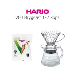 Hario V60 Brygs&aelig;t, 1-2 kops - 
