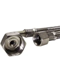 Tilslutningsslange 90 g. - 50 cm - Kalkfiltre & fittings