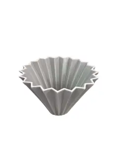 Origami Dripper porcelæn - Grå S - Origami