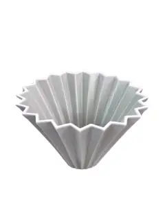 Origami Dripper porcelæn - Grå M - Origami