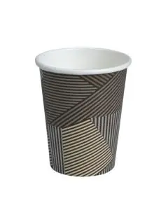 Pap-krus 36 cl. To-Go - 50 stk. - striber - Kaffetilbehør