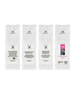 Verdenspakke 4 x 225 gram friskristet kaffe - Tilbud